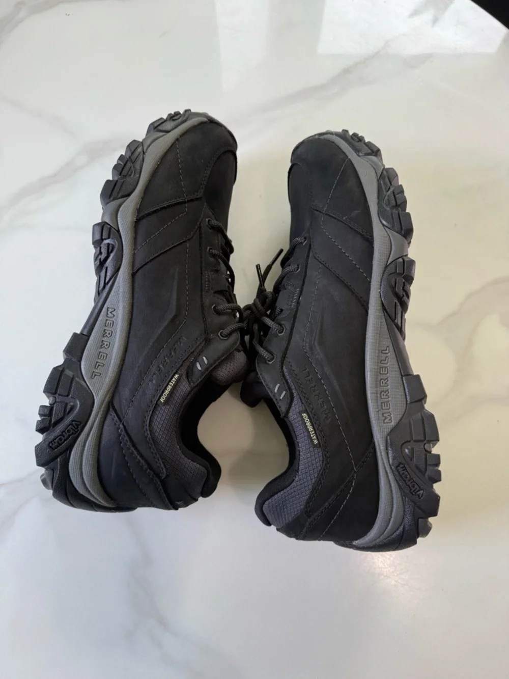 Merrell Men's Black Trail Waterproof Athletic Shoe